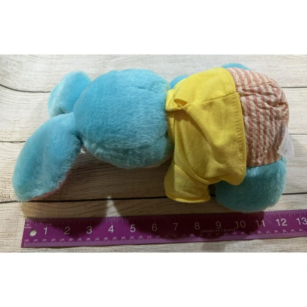 Vintage MTY International Pink Yellow Blue Plush Bunny Tales Shirt Taiwan TubP - Picture 3 of 6